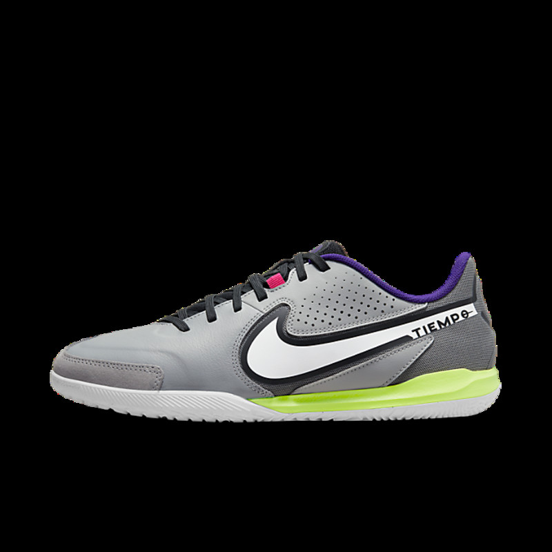 Nike Tiempo Legend 9 Academy IC 'Light Smoke Grey Volt' | DA1190-017